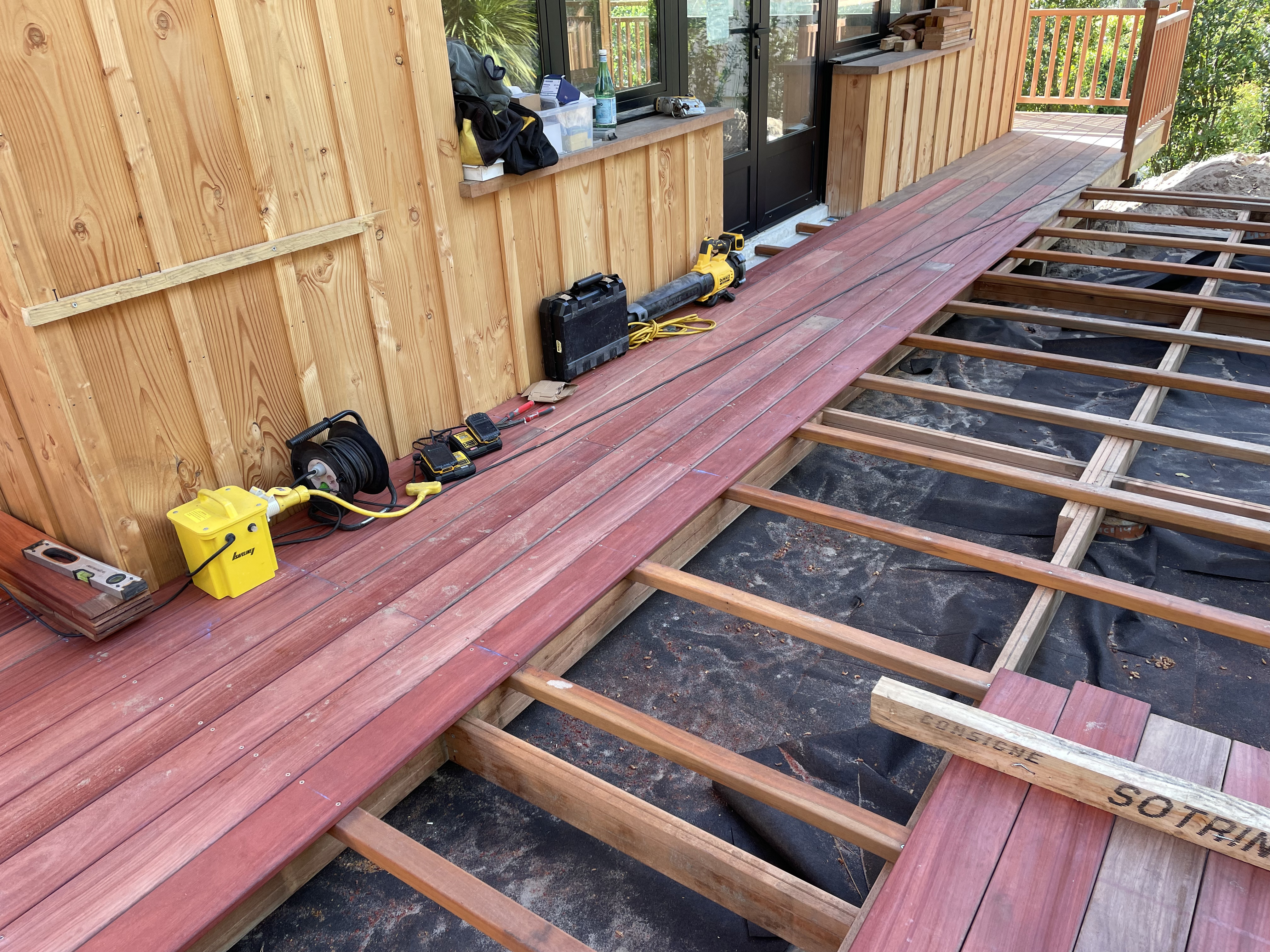 Construction terrasse